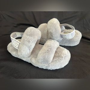 UGG WOMENS OH YEAH! SLIPPER SANDALS SIZE 7 NWT